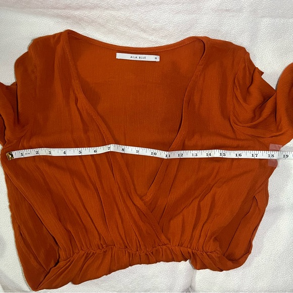 Rust Deep V Romper - Picture 5 of 8